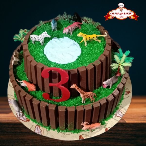 Kit Kat Birthday cake - Decorated Cake by Glenyfer Wilson - CakesDecor