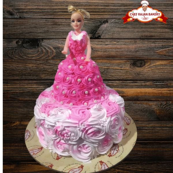 Bose cake & cookies - 3 tier berbie doll cake 🎂 | Facebook
