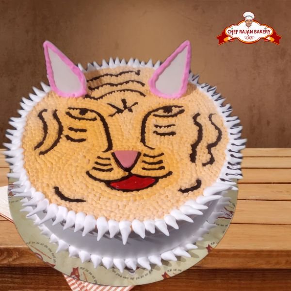 1 bộ Cartoon Tiger Cake Topper | SHEIN
