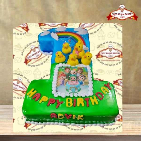 Number 1 shaped birthday cake for... - Kerri's Cakes Malvern | Facebook
