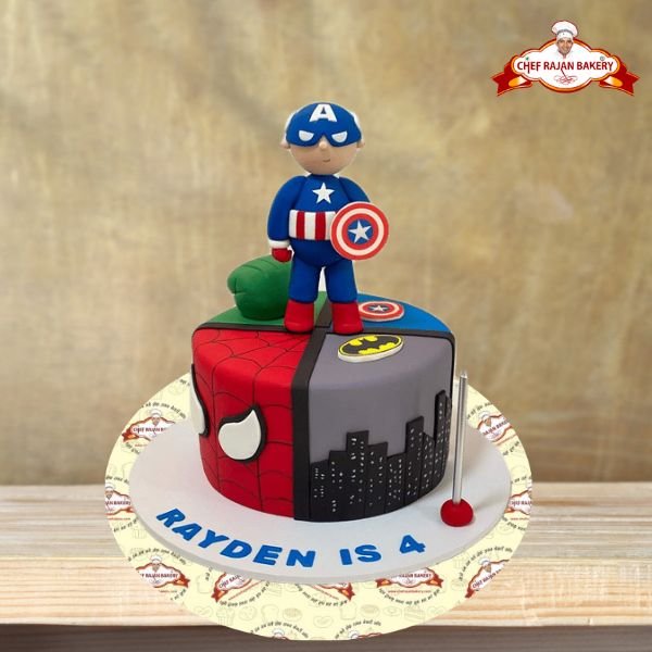 Spiderman theme cake | Cute version of Spiderman. The head s… | Flickr