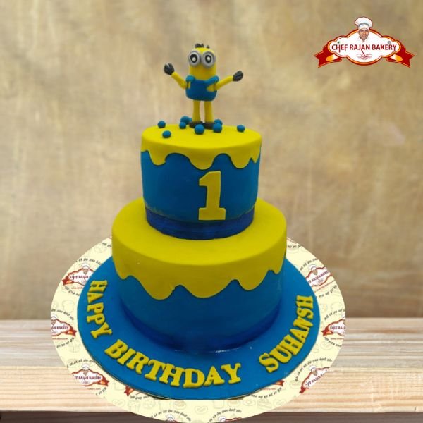 Minion Birthday Cake | Gloverly Cupcakes