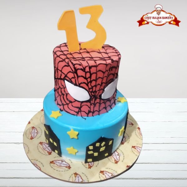 Spider man theme Cake Topper