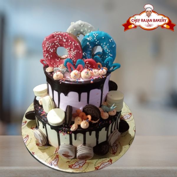 Foodie Dreams theme cake 2 kg chocolate