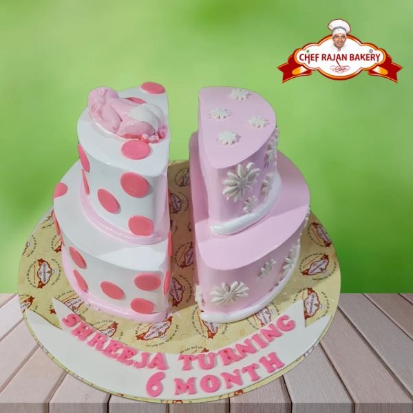 Half Wedding Anniversary Cake | Birthday cake for mom, Anniversary cake  designs, Happy anniversary cakes