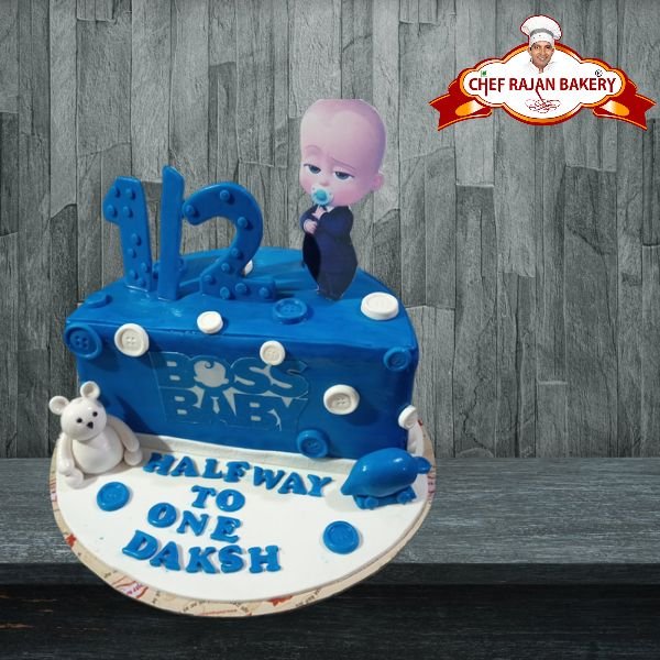 Boss Baby Cake | 1st Birthday Cake | Order Kids Birthday Cake in Bangalore  – Liliyum Patisserie & Cafe