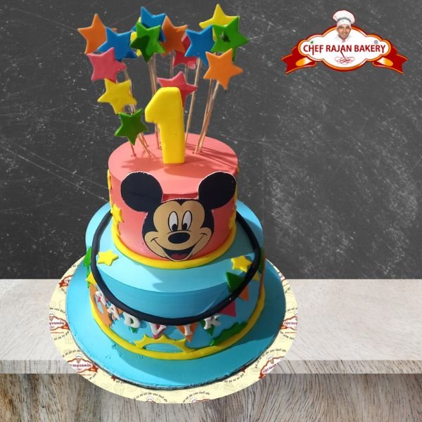 Happy Birthday Cake Topper Personalised 3 Star 3 Heart with Balloon  Customised Any Name Party Cake Decoration Gift Card 1st 18th 21st 30th 45th  60th 80th 100th for Girl Boy Mom Dad