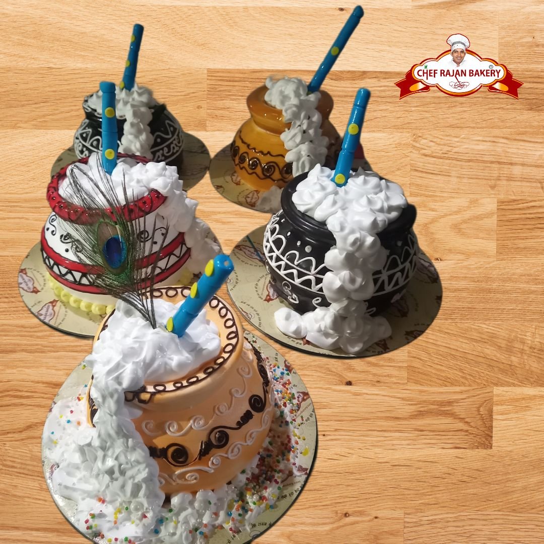Miniature Matki cake decorating Ideas | Janmashtami Krishna Makhan cake  Design | Kanha Ji Mini C… | Cake decorating, Janmashtami decoration,  Janmashtami celebration
