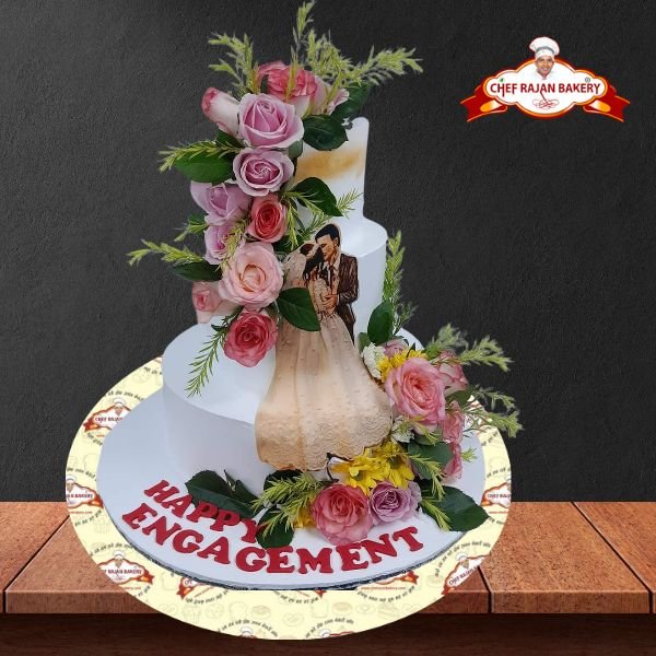 Happy Engagement Gold Cake Topper, Glitter Cake Topper, Party Cake Topper,  Engaged, Bride, Bridal Shower, Cake Topper - Etsy
