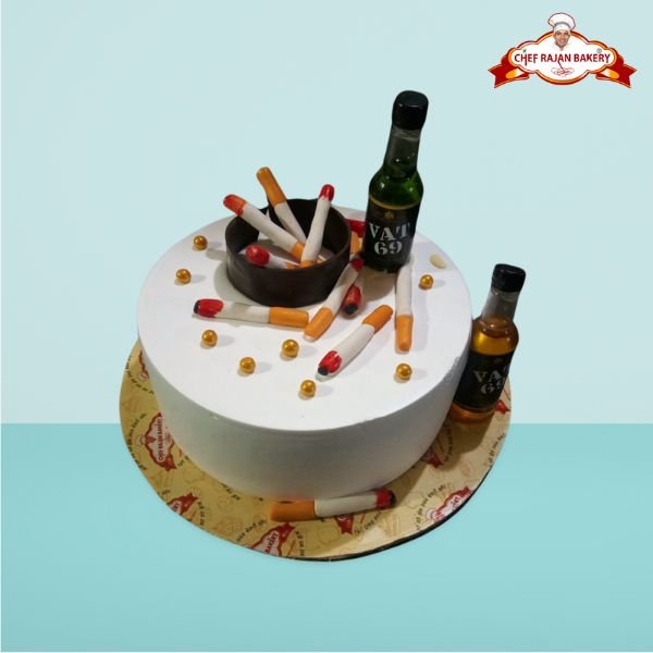 Order Cigarette Theme Birthday Cake | CakenBake Noida