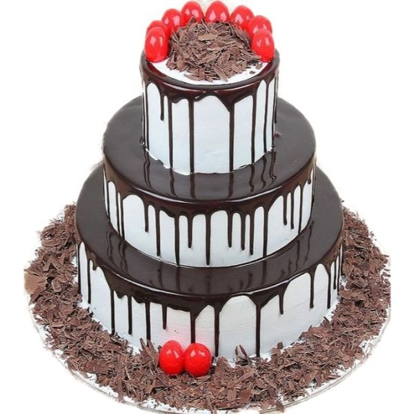 3 Tier Chocolate Cake - ECakeZone