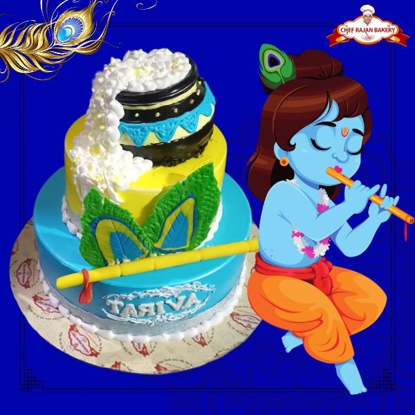 Chota Bheem and Krishna Photo Cake Online | Yummy Cake
